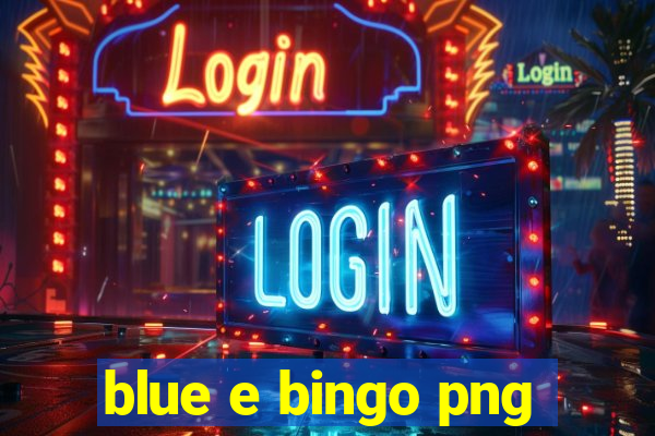 blue e bingo png