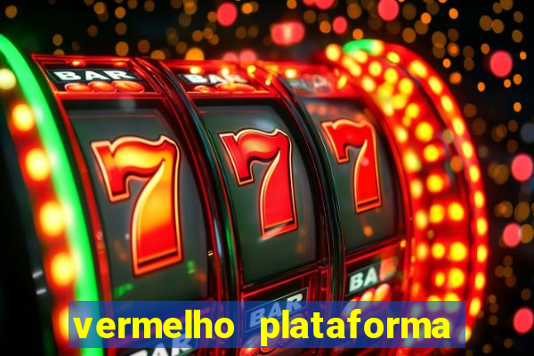 vermelho plataforma de jogos